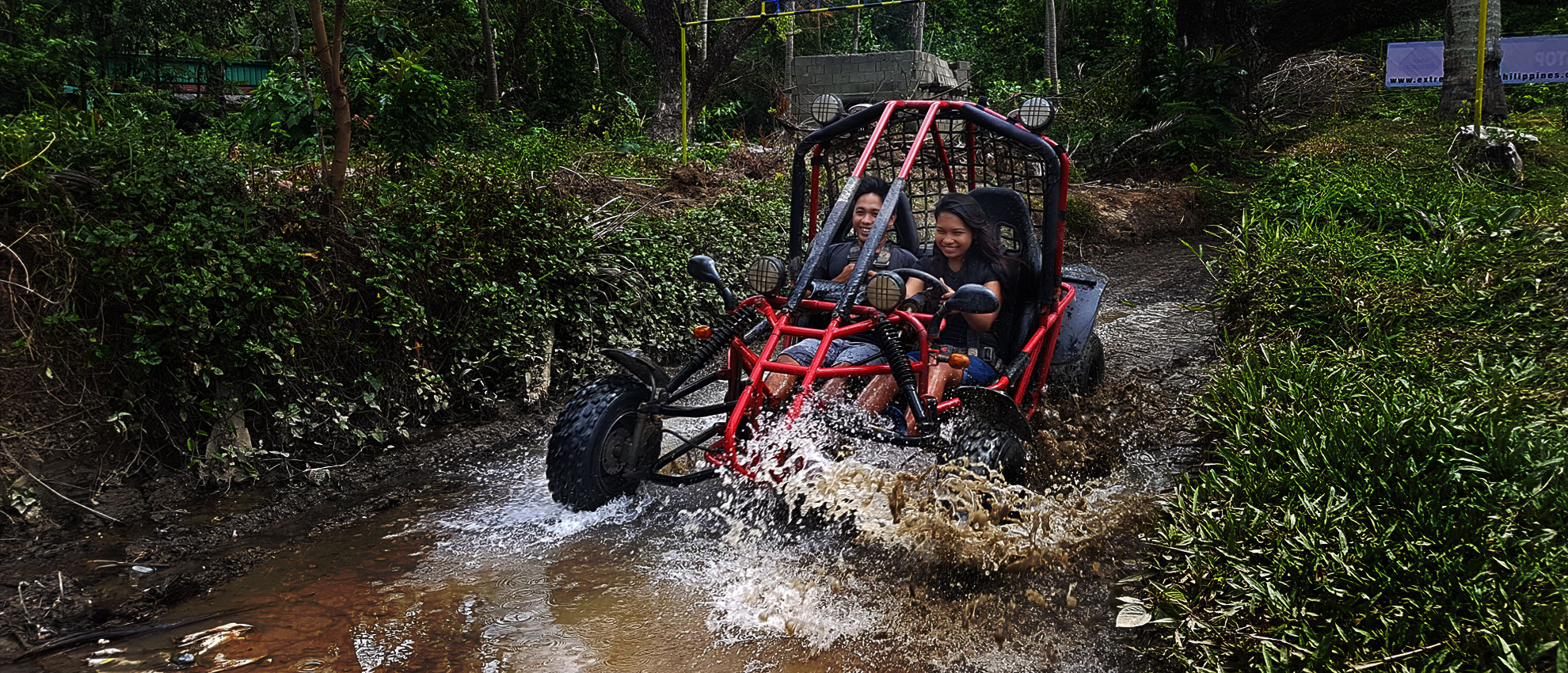 Extreme Sports Philippines Mud Karts one of the best activities near Puerto Galera White Beach and Sabang.